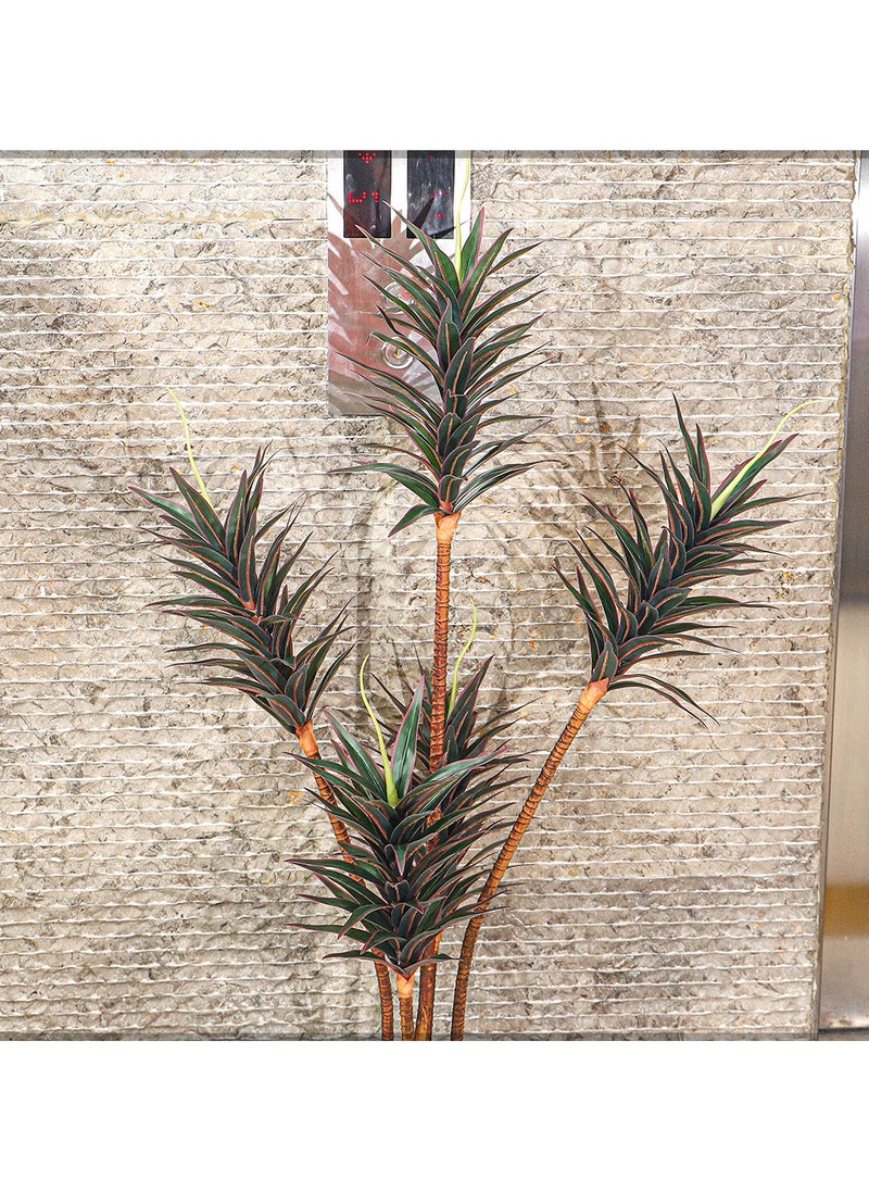 Yatai - YATAI Artificial Yucca Plant About 1.4 Meters High Artificial Yucca Tree With Plastic Pot Plants For Home Decor Indoor – Artificial Tree Outdoor – Fake Plants For Balcony – Artificial Plants Outdoor - Image 1