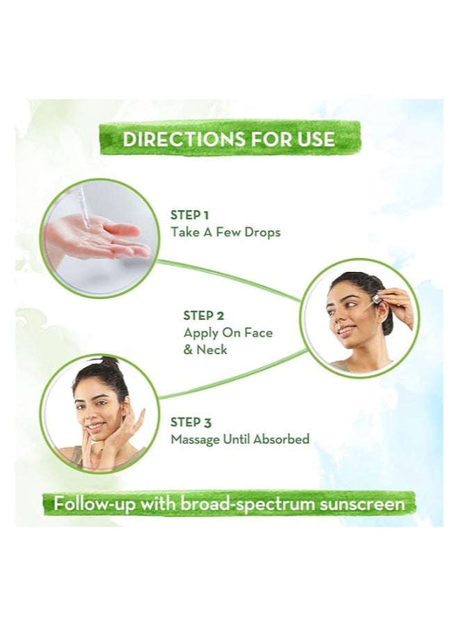 Mamaearth Ubtan Face Serum for Glowing Skin, with Turmeric and Saffron for Skin Brightening multi, 30 ml Pack of 1 - Image 5