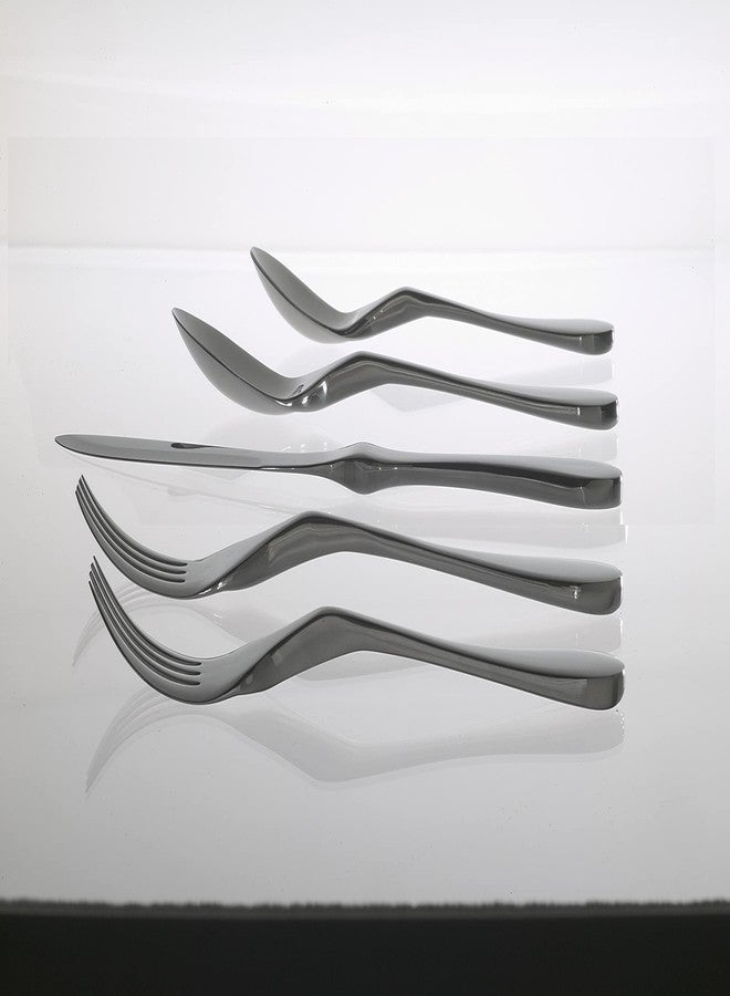 Knork Original Cutlery Utensils Flatware Set, 20 Piece, Gloss Silver - Image 5