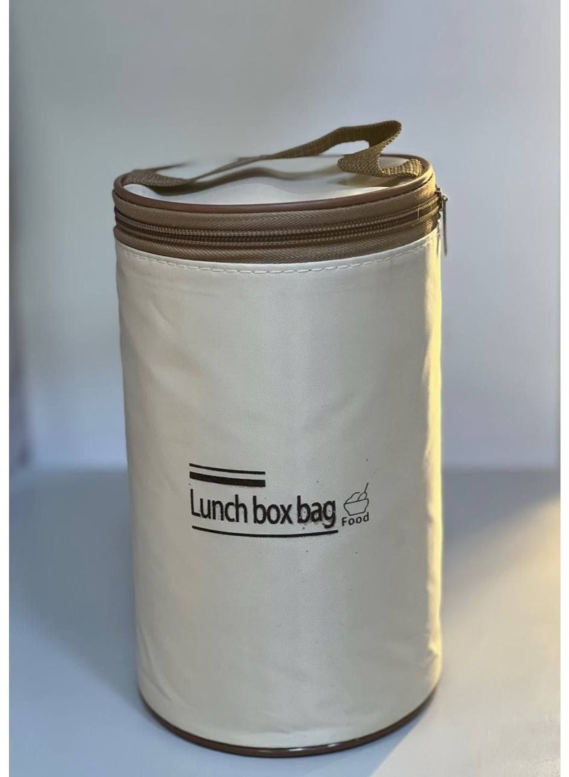 3-.Layer Stainless Steel Thermal Lunch Box with Insulated Bag – Leak-Proof Food Container to Keep Food Warm – Ideal for School, Work, and Travel for Adults and Kids - Image 3