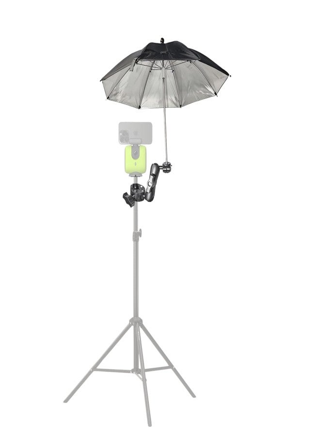Fotoleey Camera Umbrella for Xbotgo Falcon/Chameleon- 50cm Professional Weather Shield for Photography with 360° Adjustable Clamp - Image 1