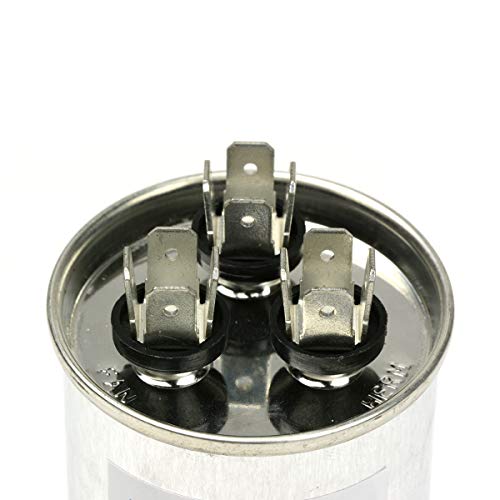 TEMCo Industrial TEMCo 35+5 uF Dual Run Capacitor CBB65, 35/5 MFD, 370-440V, Round, 50/60Hz | for HVAC AC Fan, Motor, Blower Applications - Image 4