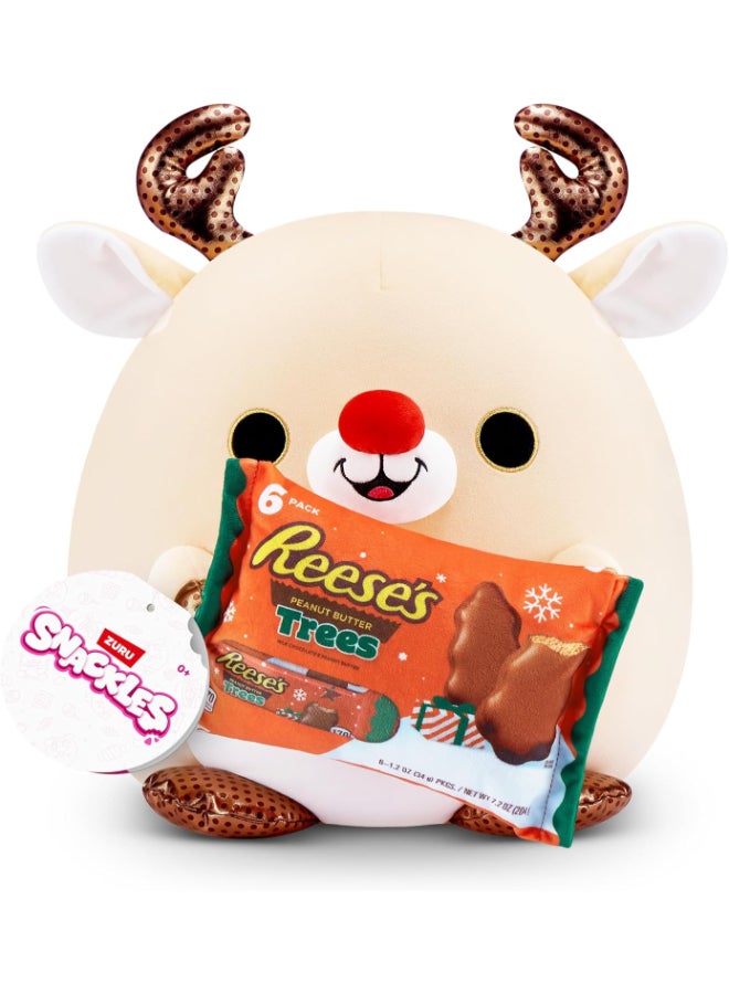 Snackles 14 inch Plush Christmas Edition (Rudi) by ZURU - Image 1