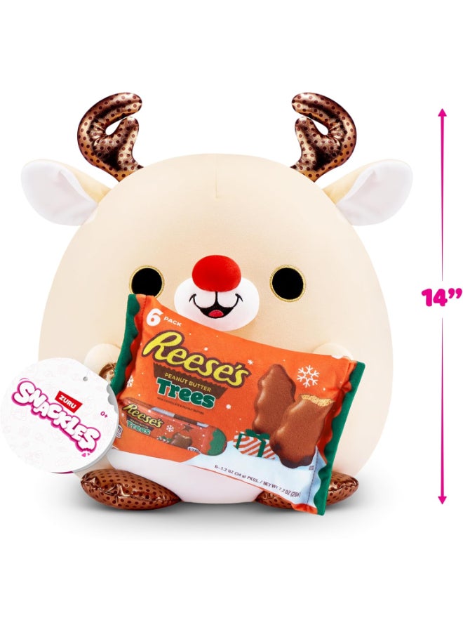 Snackles 14 inch Plush Christmas Edition (Rudi) by ZURU - Image 3
