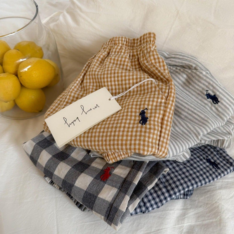 ! Children'S Class A Anti-Mosquito Pants 2025 Summer Men'S And Women'S Baby Western Style Breathable Plaid Leg Pants Dropshipping - Image 3