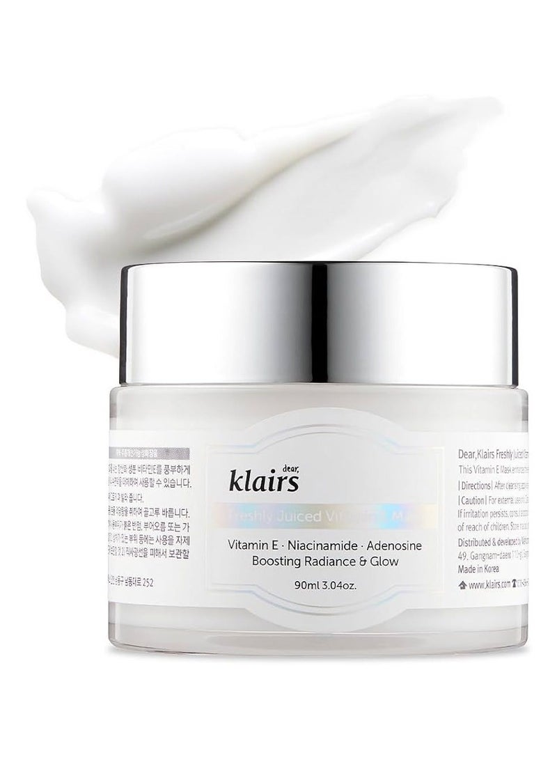 Dear,Klairs Dear, Klairs Freshly Juiced Vitamin E Mask for All Skin Types 90ml - Image 2