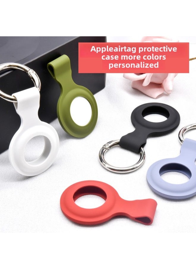 Generic For Apple Airtags Airtag Silicone Case Anti-lost Positioning Tracking Machine Silicone Protective Case Wholesale-Specification:1:1 Style  - Image 3