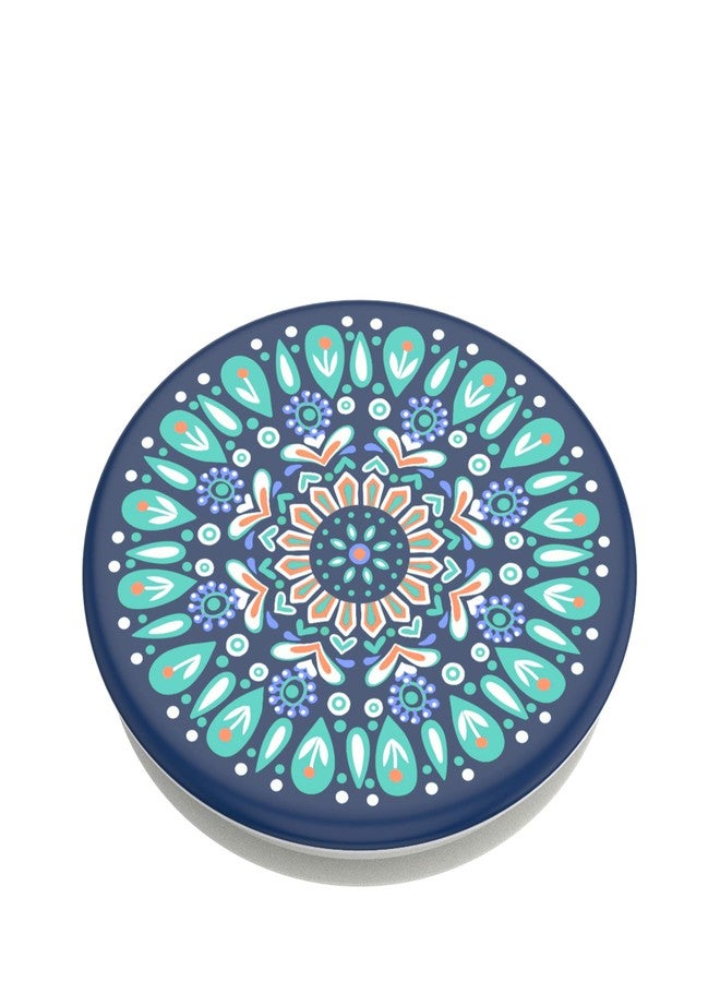 PopSockets: PopGrip with Swappable Top for Phones and Tablets - Butterfly Mandala Teal - Image 3