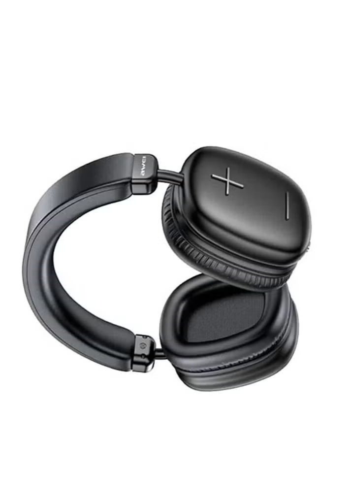Awei AT9 True Wireless Headphone - Stereo Sound With HD Microphone. Lightweight Foldable Body - Black - Image 5