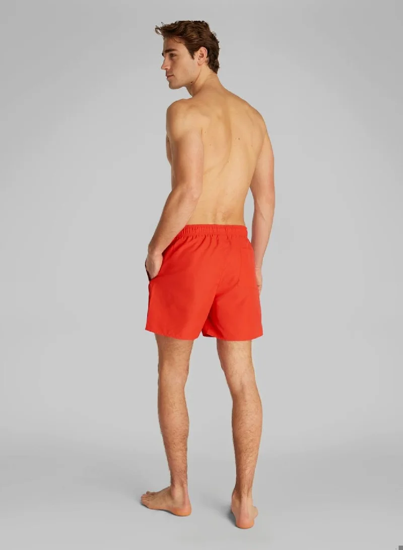 Calvin Klein Jeans Medium Drawstring Swim Shorts - CK Monogram