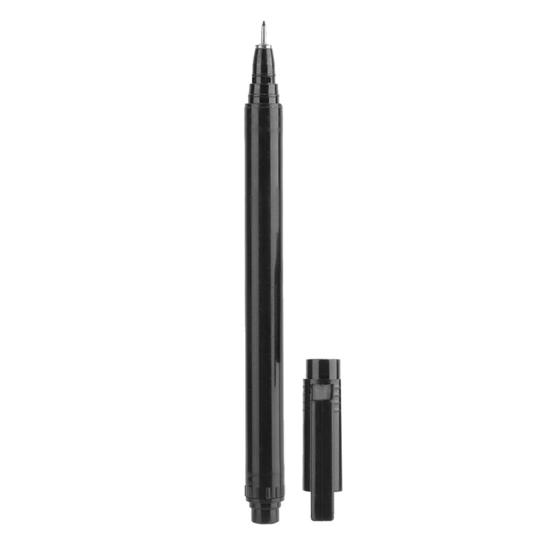 Black Nail Graffiti Pen Quick Dry Easy To Operate - Imported Fiber Hollow Tip Nail Art Drawing Tool for Flower Patterns and Home Nail Salon - Image 2