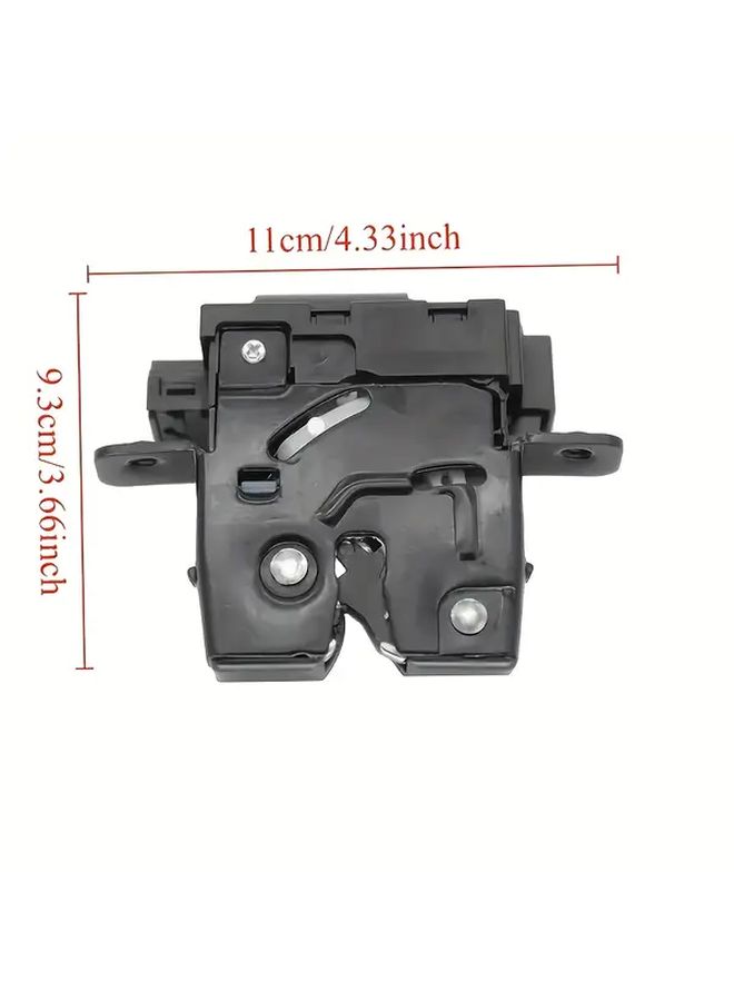 Black Trunk Lock Actuator Latch Compatible with Micra QASHQAI TIIDA OEM 90502 2DX0A ED00A Without Battery - Image 2