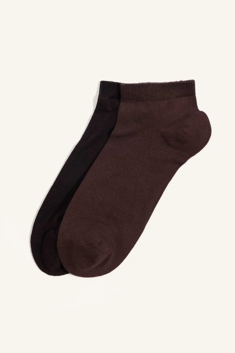 ديفاكتو Man 2 piece Seamless Modal Short Socks