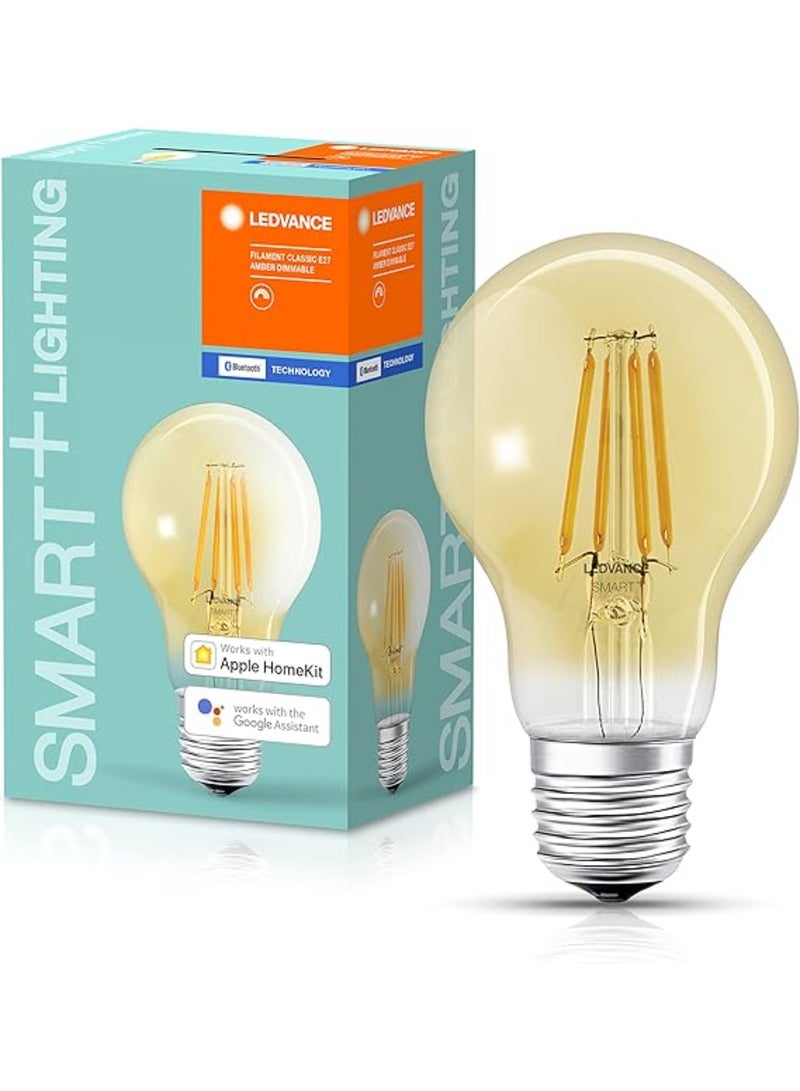 LEDVANCE LEDVANCE LED lamp E27 Warm White 2500 K 5.50 W Replacement for 45 W Incandescent Bulb Smart+ Filament Classic Dimmable - Image 1