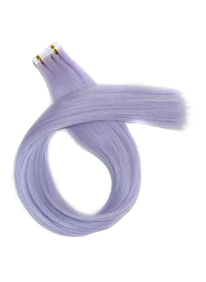 شعر مستعار ملون ومستقيم يتغير لونه مع درجة الحرارة ارجواني فاتح 20x5x5سم