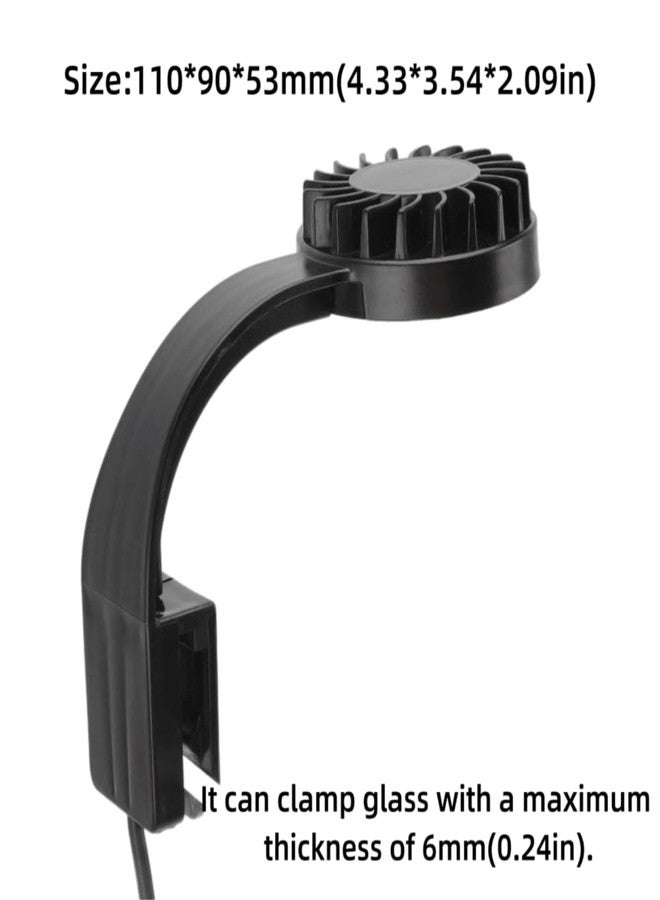 Chiffonade Aquarium USB Fish Clip Lamp Save Energy High Brightness Full Spectrum LED Light Landscape Lamp for Fish Tank - Image 2
