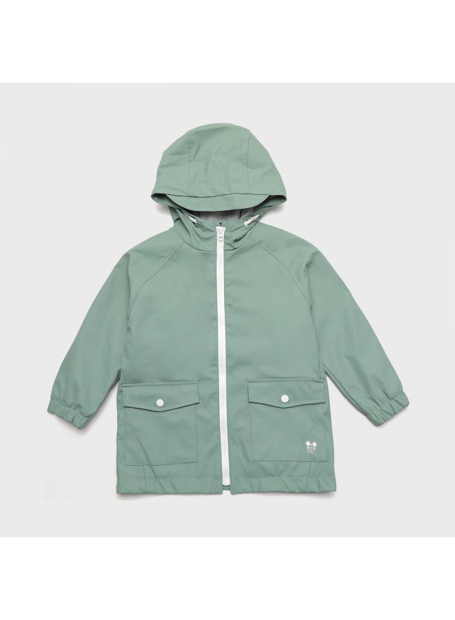 Zara Stylish Windproof Warm Hooded Jacket For Kids (non-detachable Hood) - Image 2