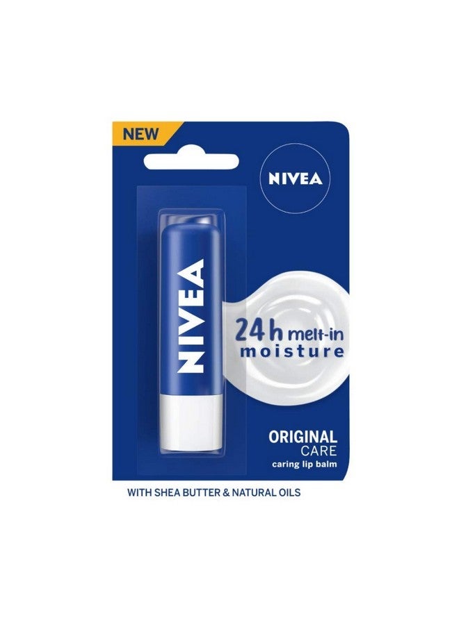Nivea Essential Care Lip Balm, 4G (Pack Of 3), Blue - Image 2