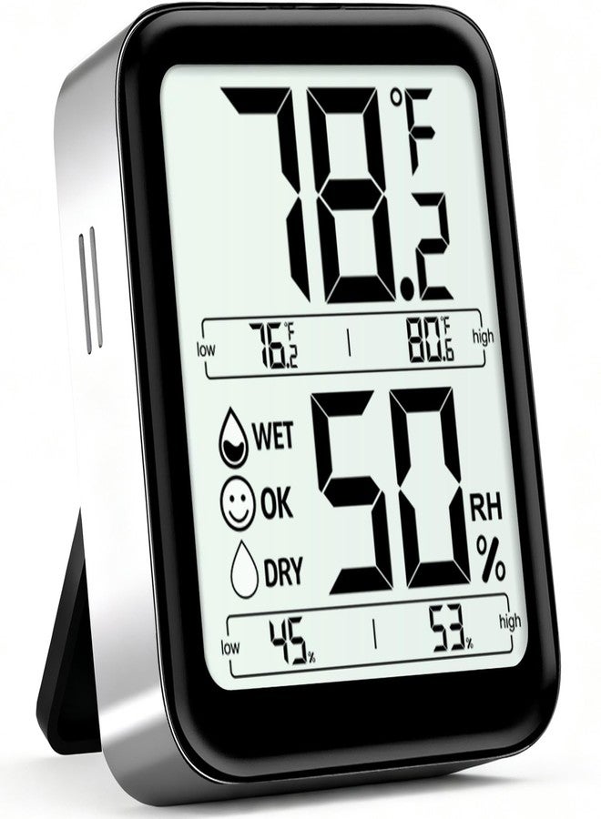 Antonki Digital Hygrometer Indoor Thermometer Room Thermometer and Humidity Gauge with Temperature Humidity Monitor - Image 1