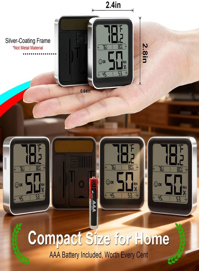 Antonki Digital Hygrometer Indoor Thermometer Room Thermometer and Humidity Gauge with Temperature Humidity Monitor - Image 5