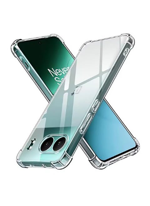 Case for OnePlus Nord 4 Clear TPU Four Corners Protection Cover Transparent Soft funda