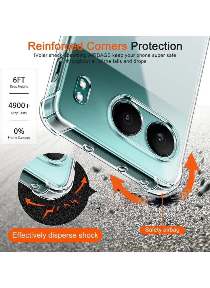 Generic - Case for OnePlus Nord 4 Clear TPU Four Corners Protection Cover Transparent Soft funda - Image 1