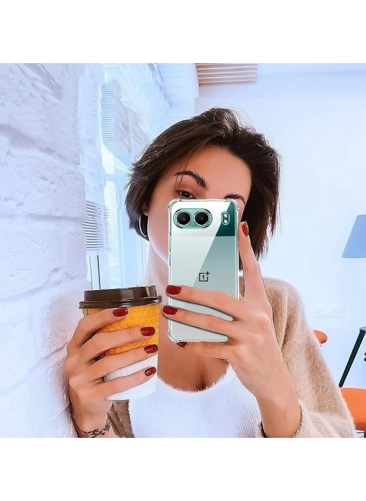 Generic - Case for OnePlus Nord 4 Clear TPU Four Corners Protection Cover Transparent Soft funda - Image 1