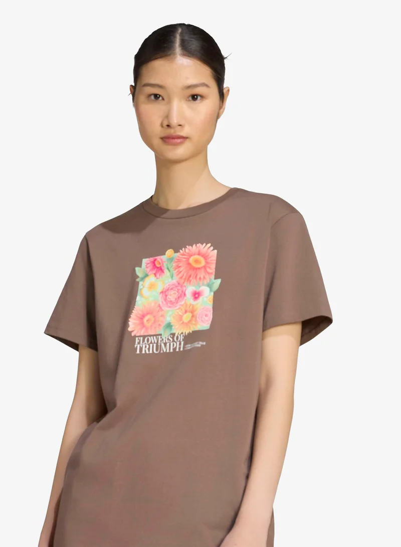 Adidas EARSTR Floral Loose Graphic T-Shirt for Women | Best Price UAE