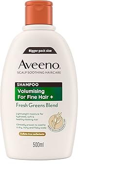 Aveeno Haircare Volumising Fresh Greens Blend Shampoo 500ml - Image 1