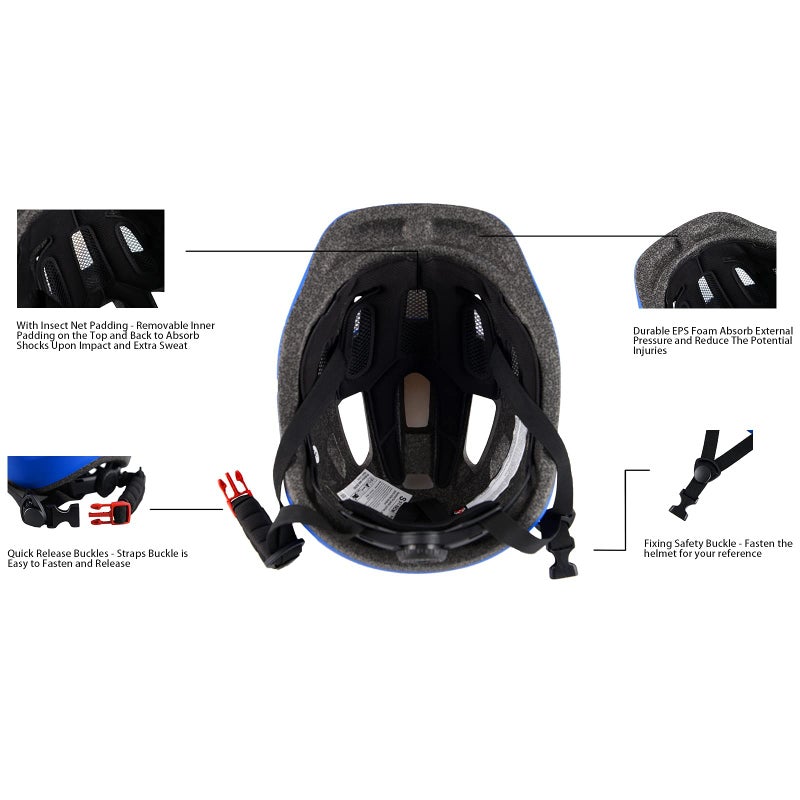 TLAMEE Kids Bike Helmet for Ages 1-8 Years, Adjustable Toddler Boys and Girls Helmets, Lightweight Child Infant Bicycle Cycling Scooter Sports Helmet XS, 48-50cm,Black - Image 4