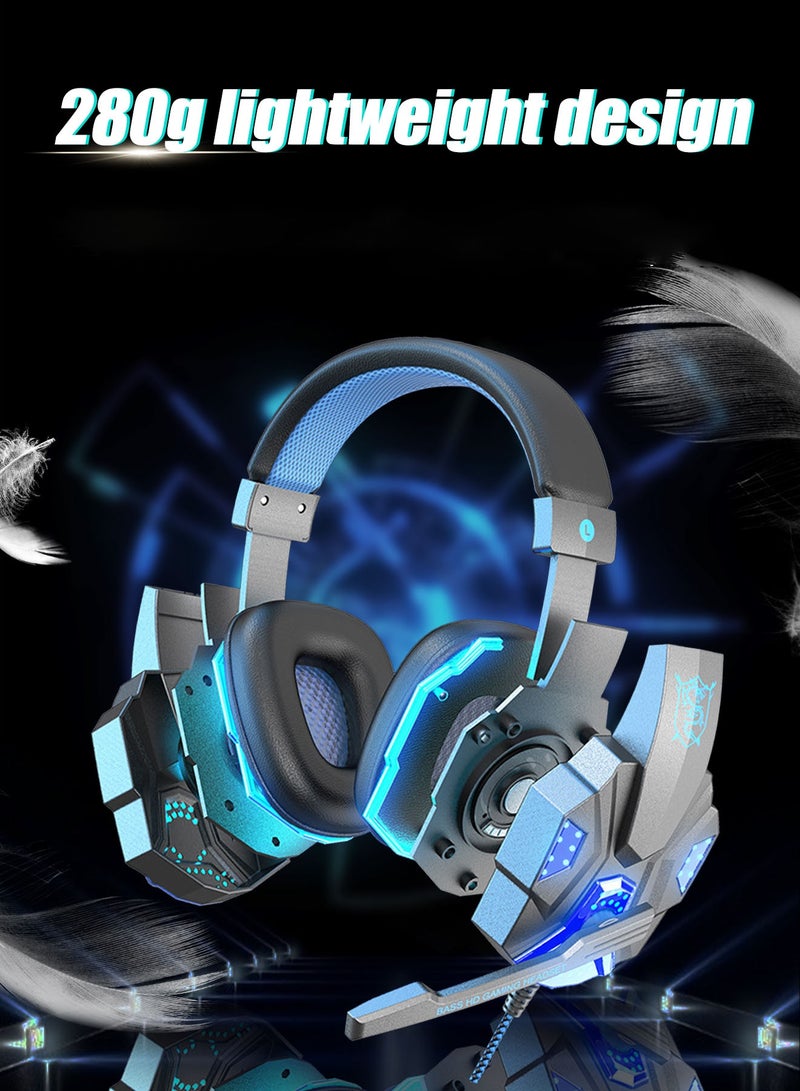 هيروكس سماعة ألعاب سلكية فوق الأذن لـ PS4/PS5/XOne/XSeries/Nintendo Switch/PC - Image 2