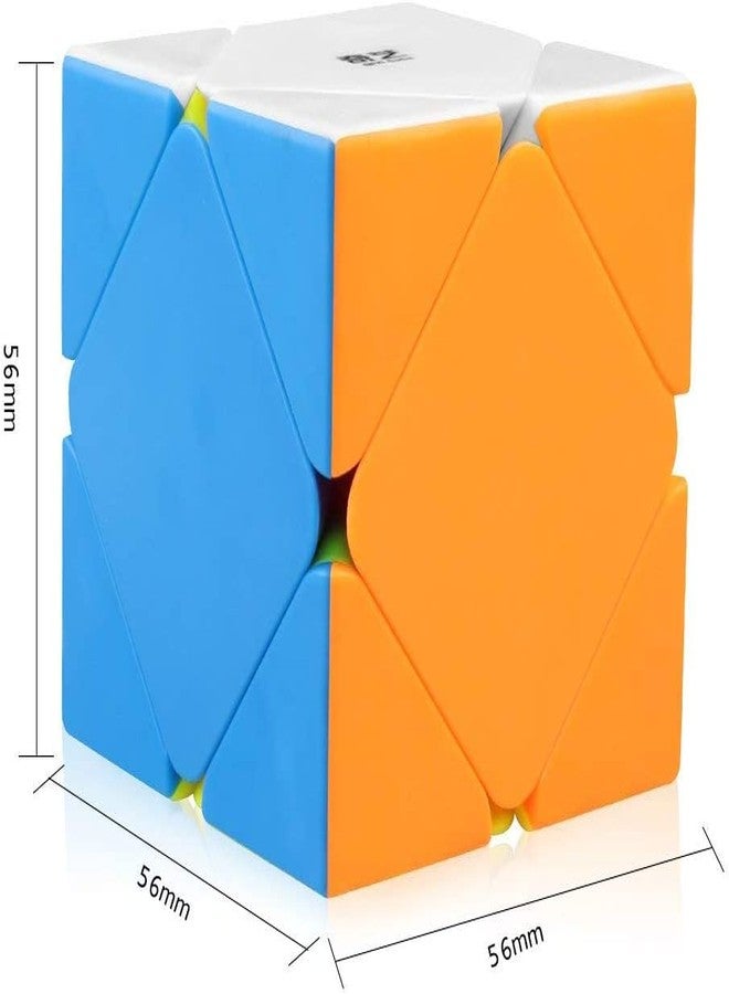 AUTHFORT Qiming Pyramid Triangle Speed Cube Skewb Speed Cube Stickerless Magic Cube Toys for Kids Adult - Image 2