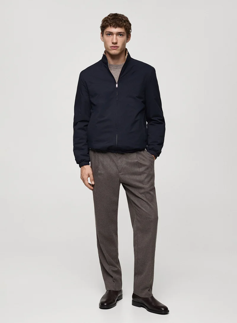 Mango Man Reversible Water-Repellent Reversible Jacket