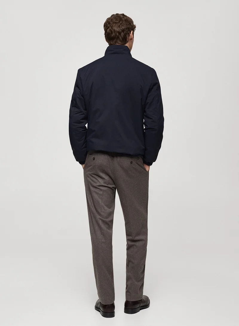 Mango Man Reversible Water-Repellent Reversible Jacket