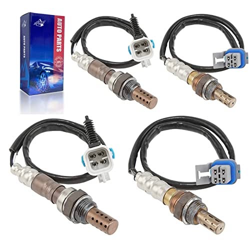 JOYOMSTW O2 Oxygen Sensor Upstream and Downstream for Chevy Avalanche Silverado Suburban Tahoe 2008-2014, for GMC Sierra Yukon XL 1500 08-12, for Cadillac Escalade 2008-2014, Replace 234-4668 234-4256 4Pcs - Image 1