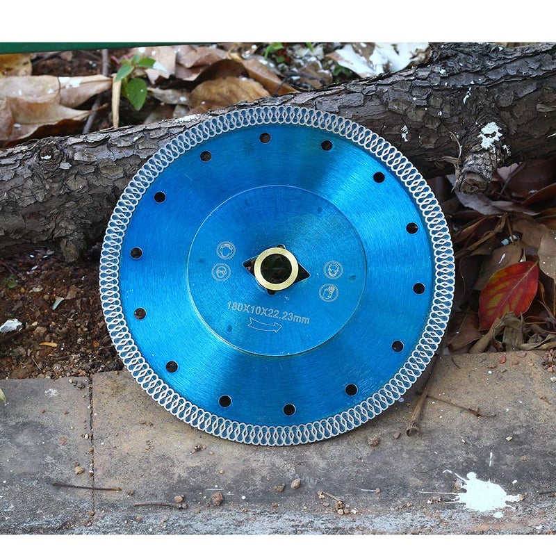 VOSIDUE Super Thin Tile Saw Blade 7" Diamond Saw Blade for Cutting Granite Marble Porcelain Tile (7") - Image 2