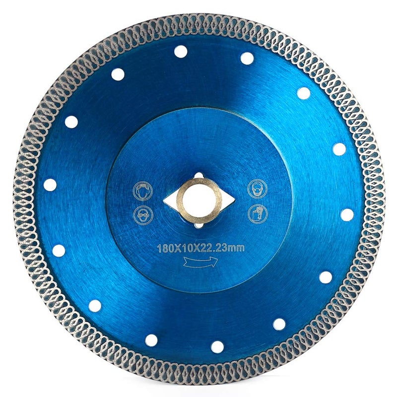 VOSIDUE Super Thin Tile Saw Blade 7" Diamond Saw Blade for Cutting Granite Marble Porcelain Tile (7") - Image 1