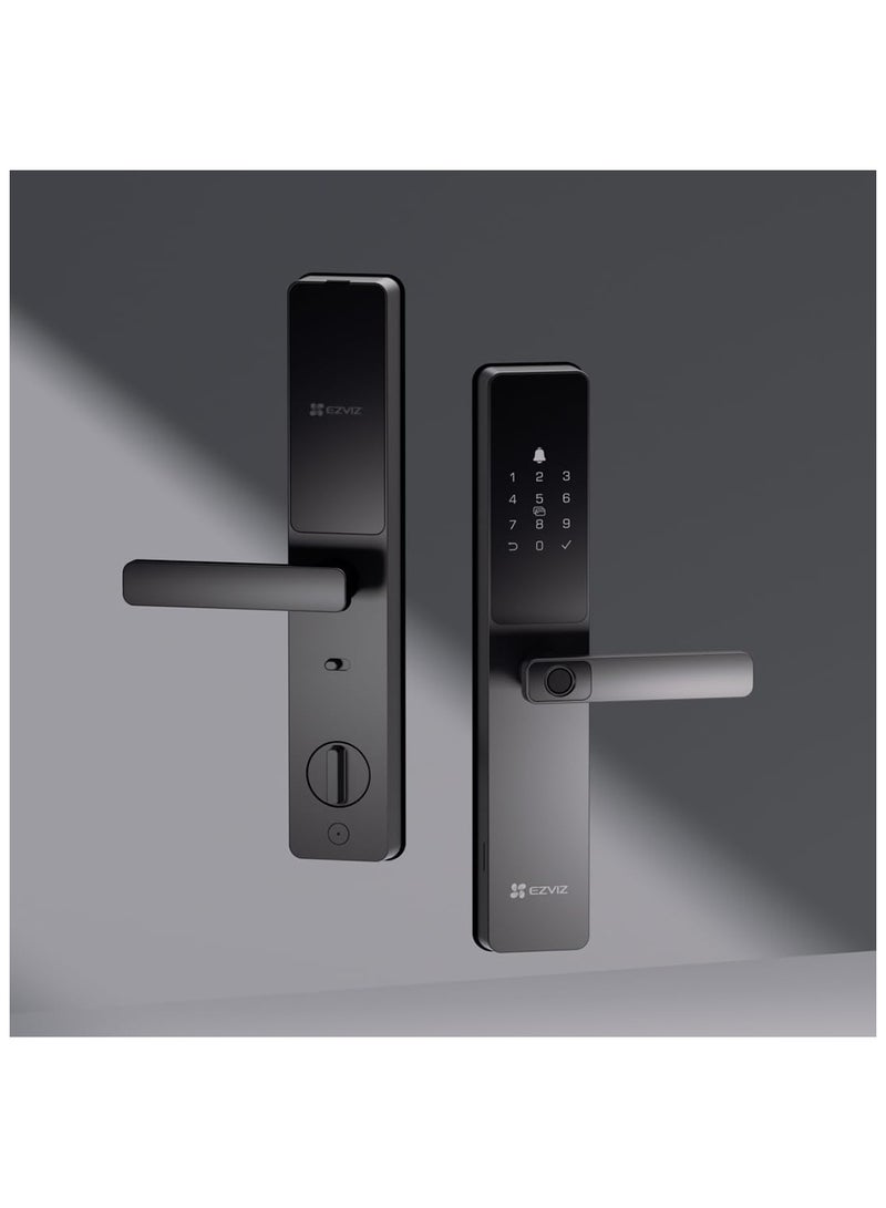 EZVIZ EZVIZ Smart Lock DL05, 7-in-1 Keyless Entry Door Lock, with Fingerprint Access – Secure Keyless Entry, Multiple Unlock Options, Instant Alerts, Weather-Resistant, Child Safety Privacy Control 5085  - Image 3