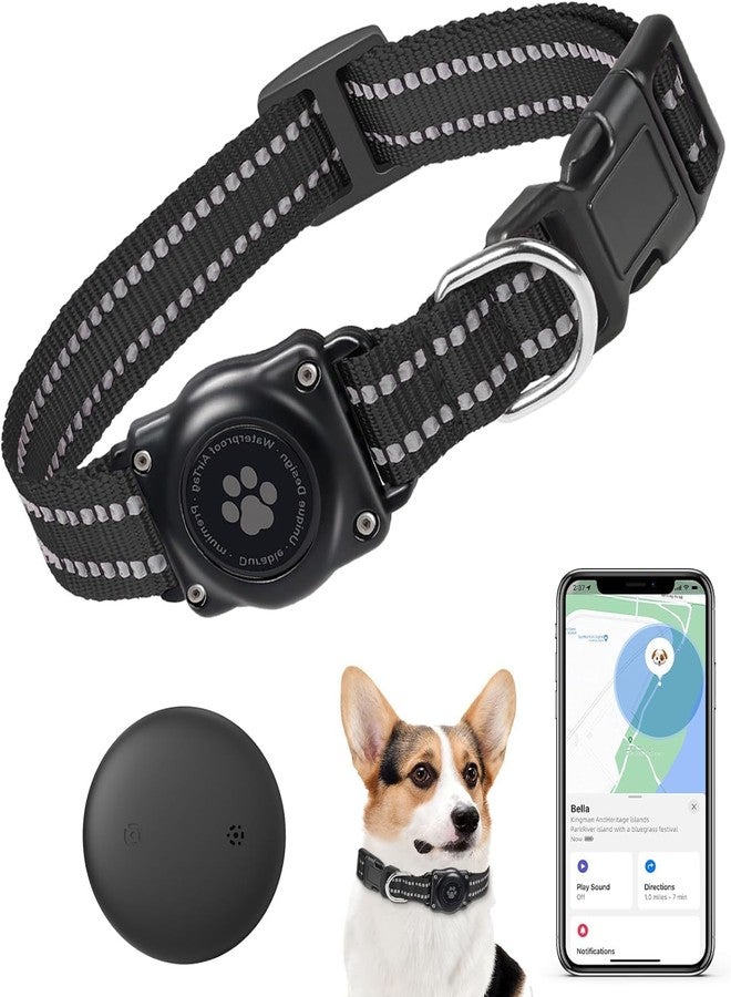 Vebiso GPS Tracker for Dogs, Mini GPS Cat Tracker, Smart Pet Activity Tracker (iOS Only), No Monthly Fee, Compatible with Apple Find My, Anti-Lost, Finder Tag for Vehicles/Pets/Kids/Items (1 Pack) - Image 1
