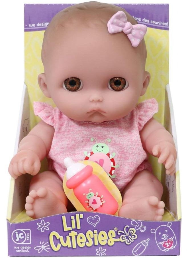 JC TOYS JC Toys Lil Cutesies Vinyl Baby Doll 8.5 inches  - Image 1