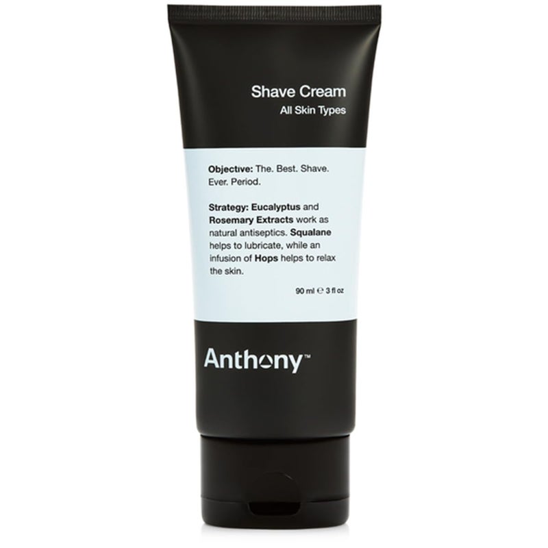 Anthony Shaving Cream Mens Sensitive Skin: Squalane, Eucalyptus, Spearmint and Rosemary Extracts, Help Soothe, Refresh, Cool, and Condition Your Skin for Shave 3 Fl Oz - Image 1