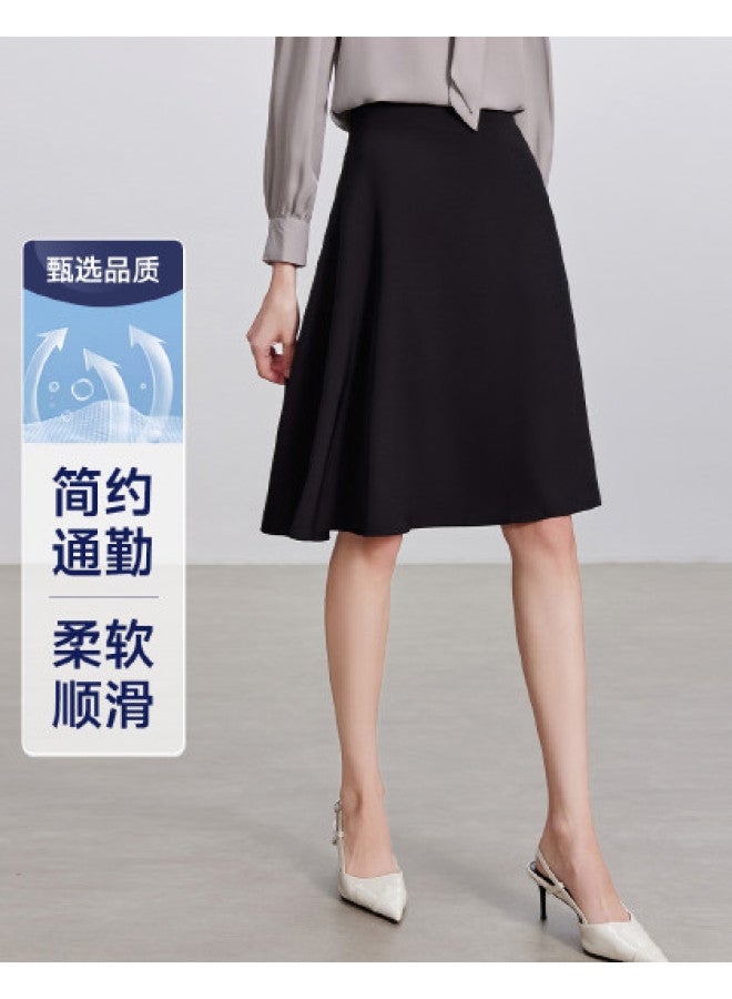 Fapai Easy To Care For, Youthful Office Skirt, Elegant Business Temperament, Comfortable And Breathable Half-length Western Skirt - Image 1