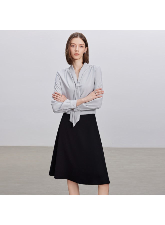 Fapai Easy To Care For, Youthful Office Skirt, Elegant Business Temperament, Comfortable And Breathable Half-length Western Skirt - Image 4
