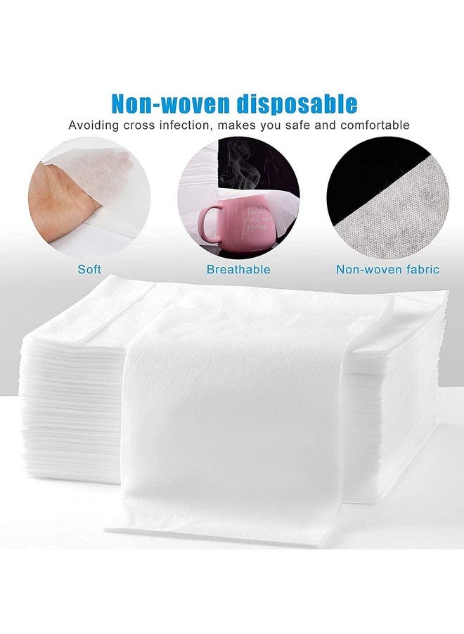 Cuff- shield disposable bedsheet for salon, spa, parlor, massage table, travel, hotels (white, 31x72inch, 100 pcs, nonwoven fabric) - Image 3