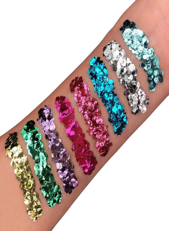 Moon Glitter Biodegradable Eco Chunky Glitter by Moon Glitter - 100% Cosmetic Bio Glitter for Face, Body, Nails, Hair and Lips - 3g - Lavender - Image 2