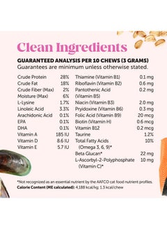 Pet Honesty Cat Multivitamin Chews  Cat Treats For Health + Immune, Cat Joint Support, Skin & Coat, And Digestion | Omega 3S, Lysine For Cats, Cat Probiotic, Cat Vitamins  Chicken (30Day Supply)  - Image 5