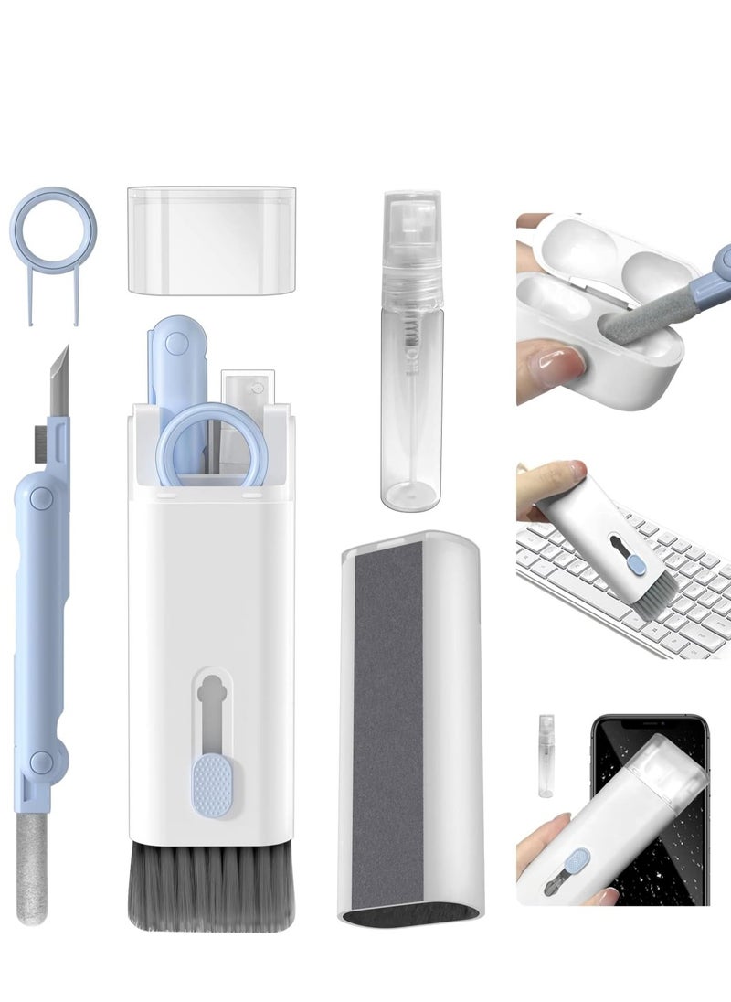 Generic - 7 in 1 Electronic Cleaner Kit, Keyboard Cleaner Kit with Brush, 3 in 1 Cleaning Pen for Airpods Pro, Multifunctional Cleaning Kit for Earphone, Keyboard, Laptop, Phone, PC Monitor - Image 1