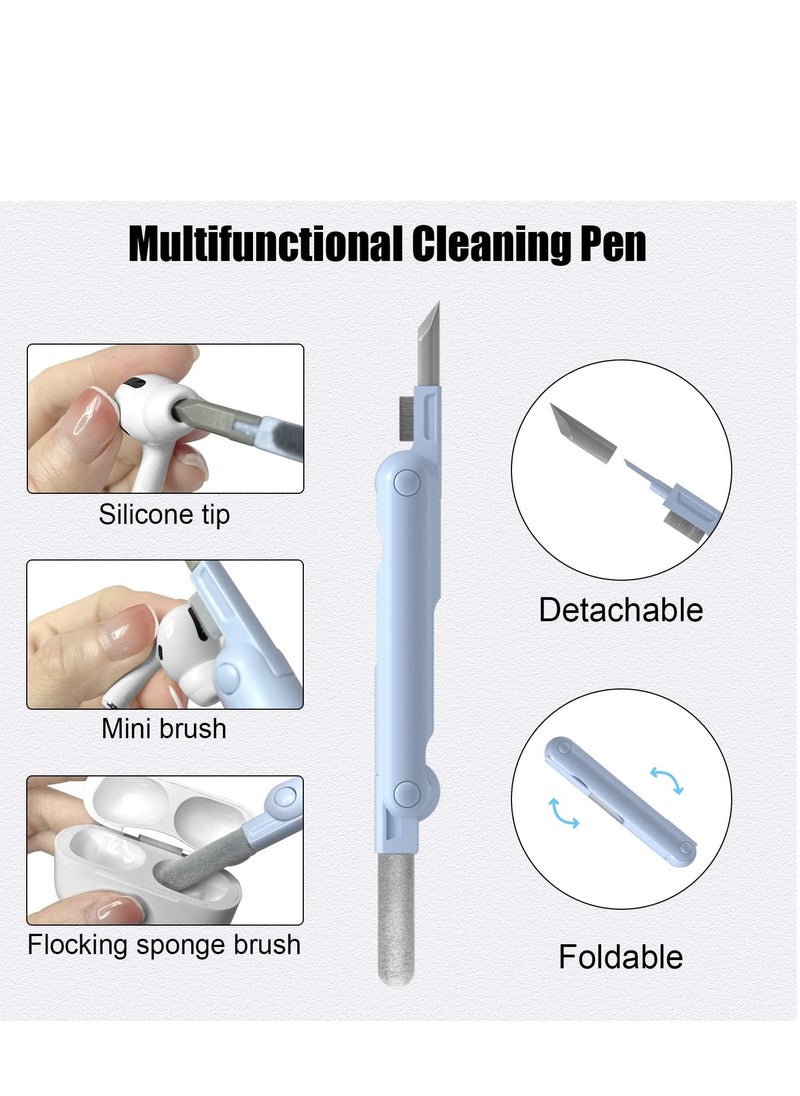 Generic - 7 in 1 Electronic Cleaner Kit, Keyboard Cleaner Kit with Brush, 3 in 1 Cleaning Pen for Airpods Pro, Multifunctional Cleaning Kit for Earphone, Keyboard, Laptop, Phone, PC Monitor - Image 1