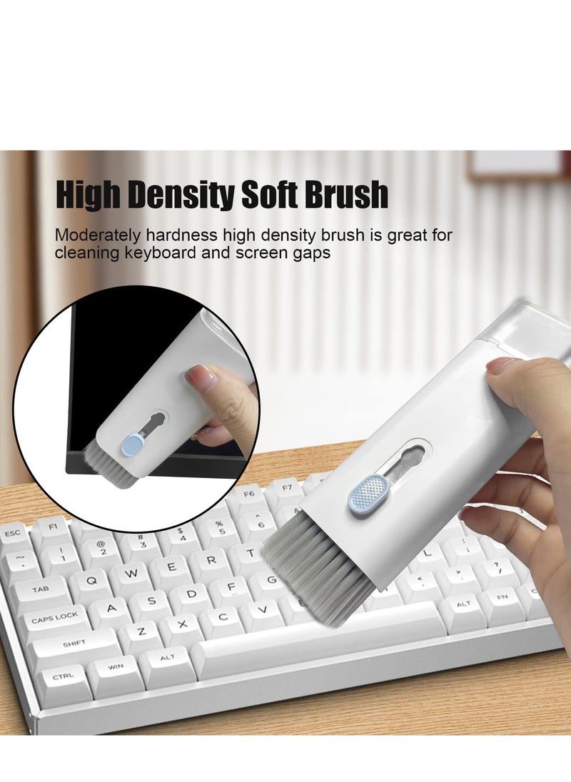 Generic - 7 in 1 Electronic Cleaner Kit, Keyboard Cleaner Kit with Brush, 3 in 1 Cleaning Pen for Airpods Pro, Multifunctional Cleaning Kit for Earphone, Keyboard, Laptop, Phone, PC Monitor - Image 1
