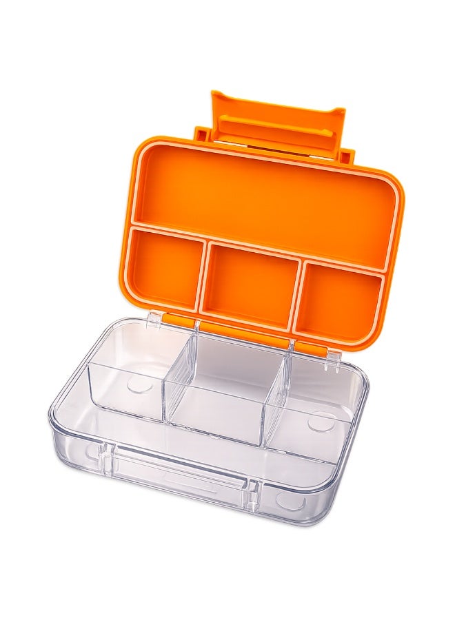 Cocobee Tritan Bento Lunch Box,4 Compartments - Orange - Image 5